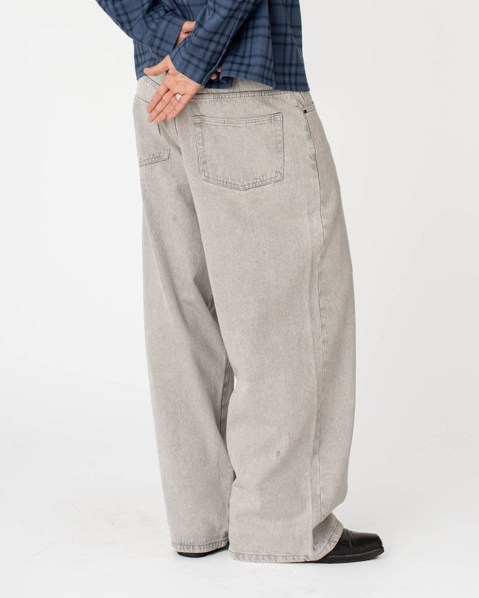 Extra baggy Denim Jeans Light grey